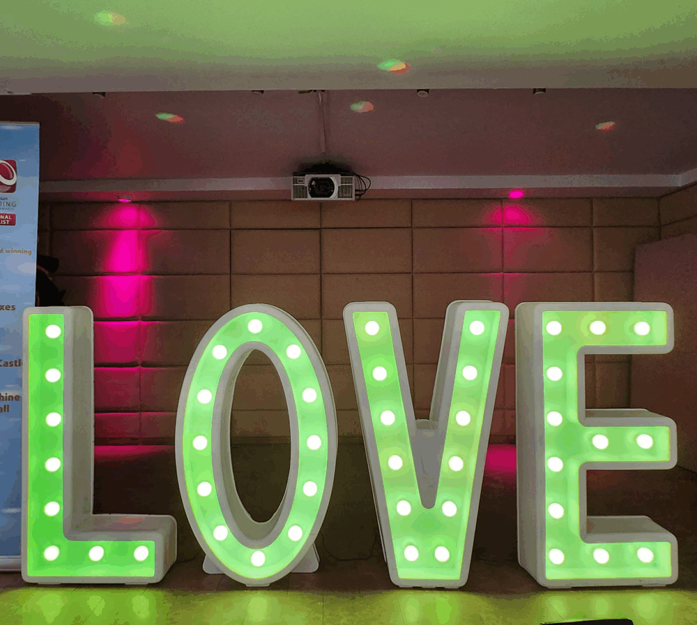 love lights to hire, anniversary