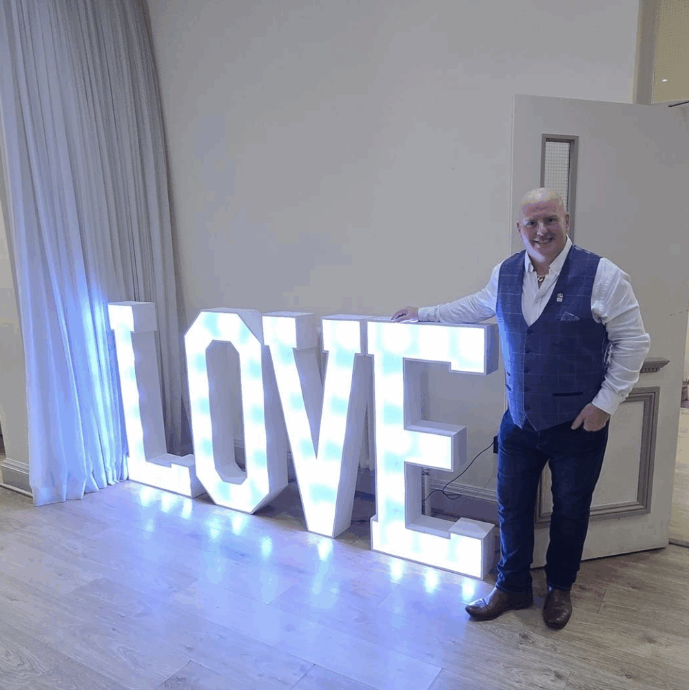 love lights to hire, charity event