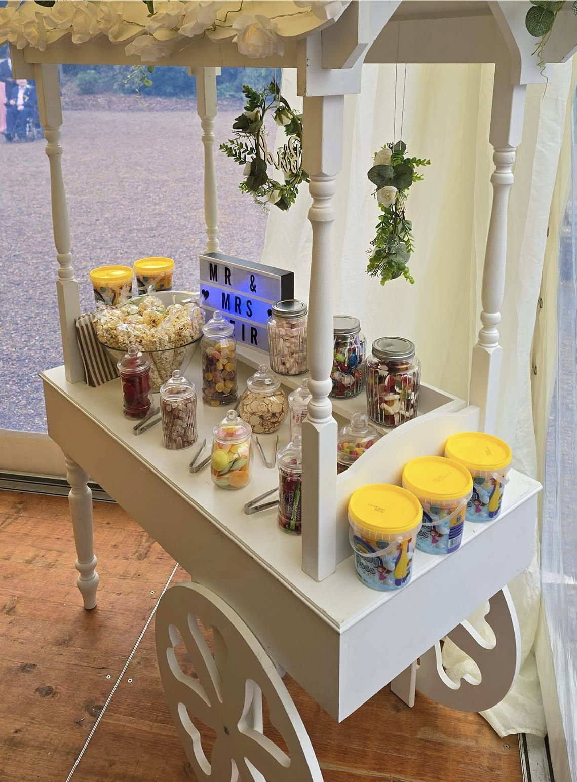 sweet cart to hire, east sussex