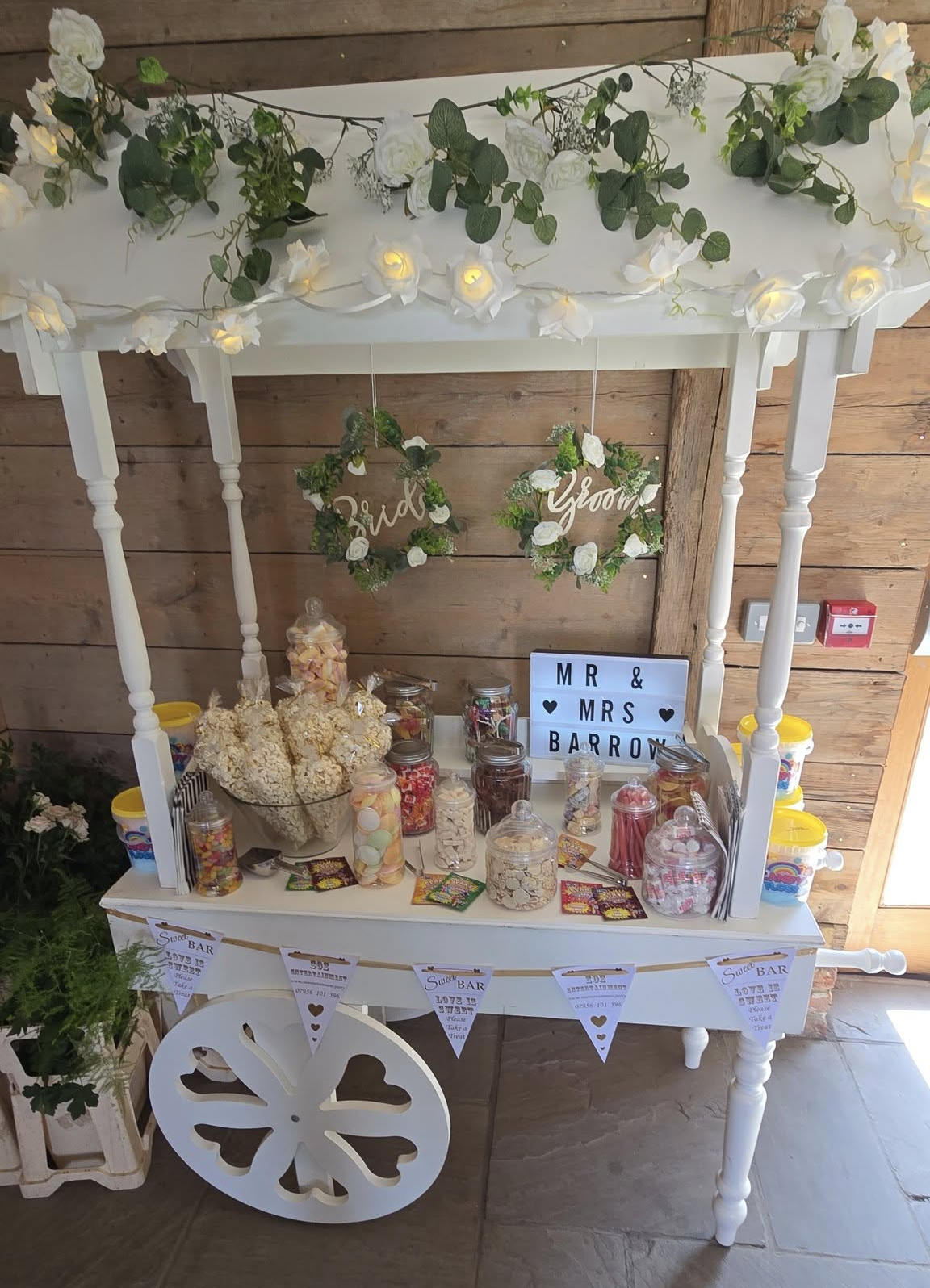 sweet cart to hire, london