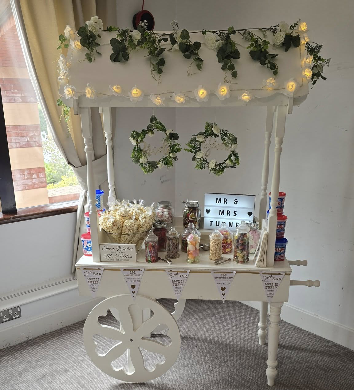 sweet cart to hire, ashford