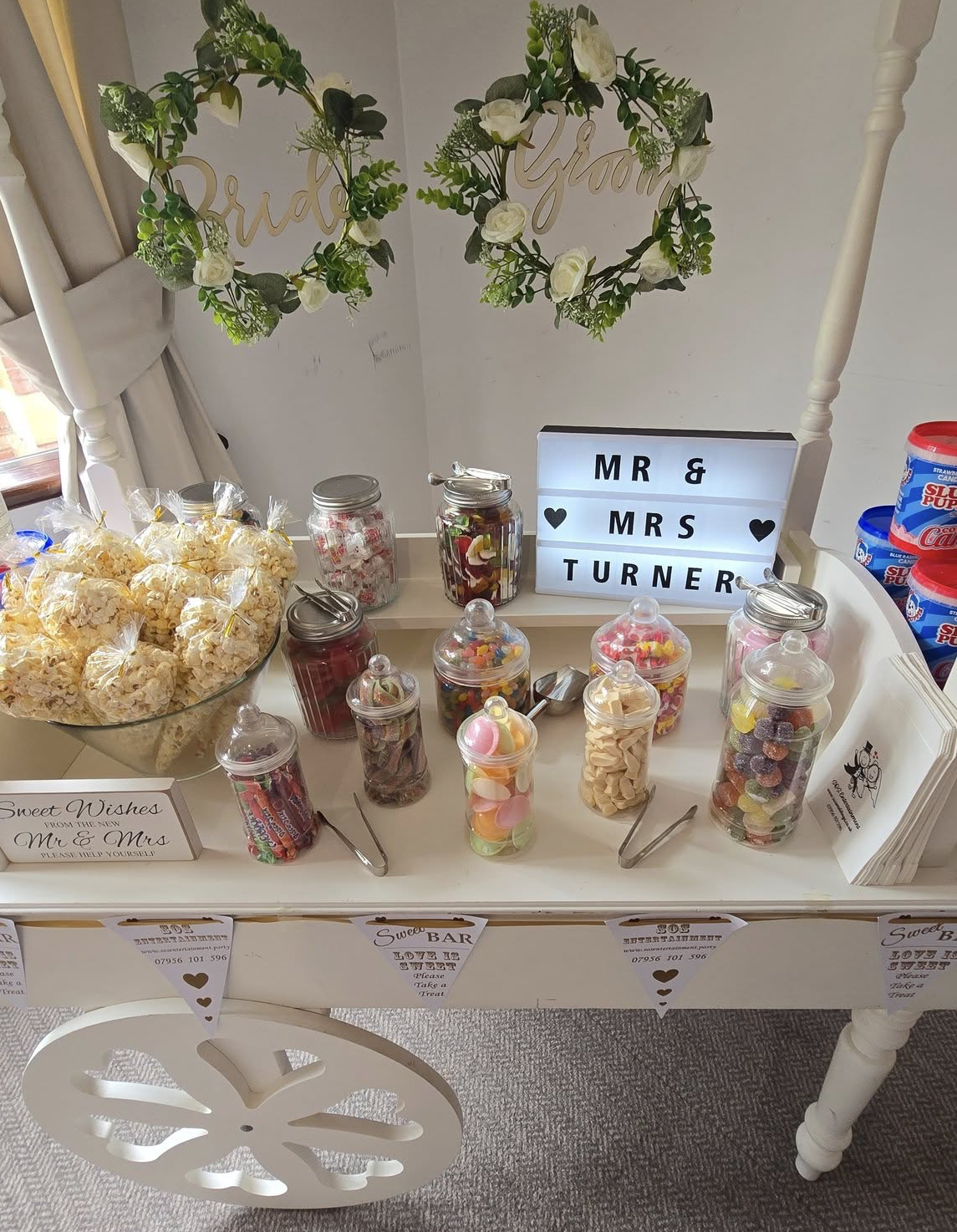 sweet cart to hire, rye