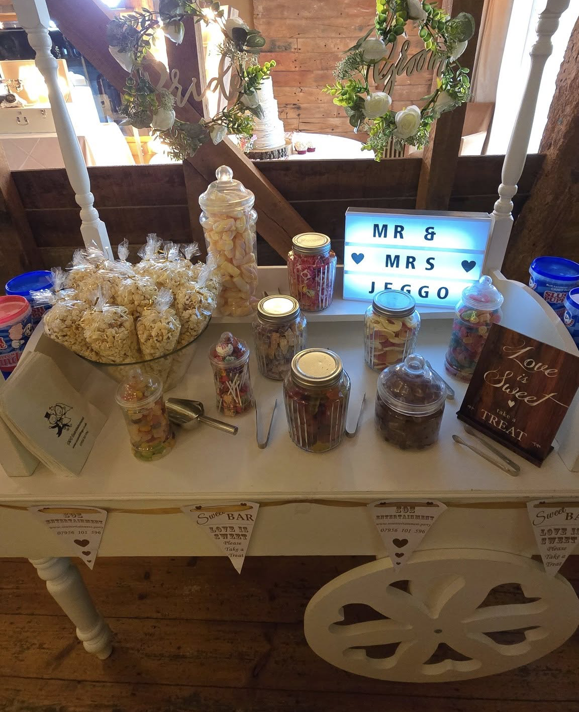 sweet cart to hire, brighton