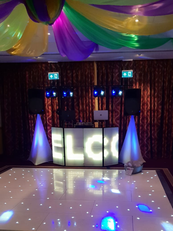 led dance floor hire prices, weddings, parties