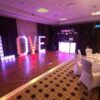 love letters for hire Maidstone, LED light accessories, SOS Entertainment