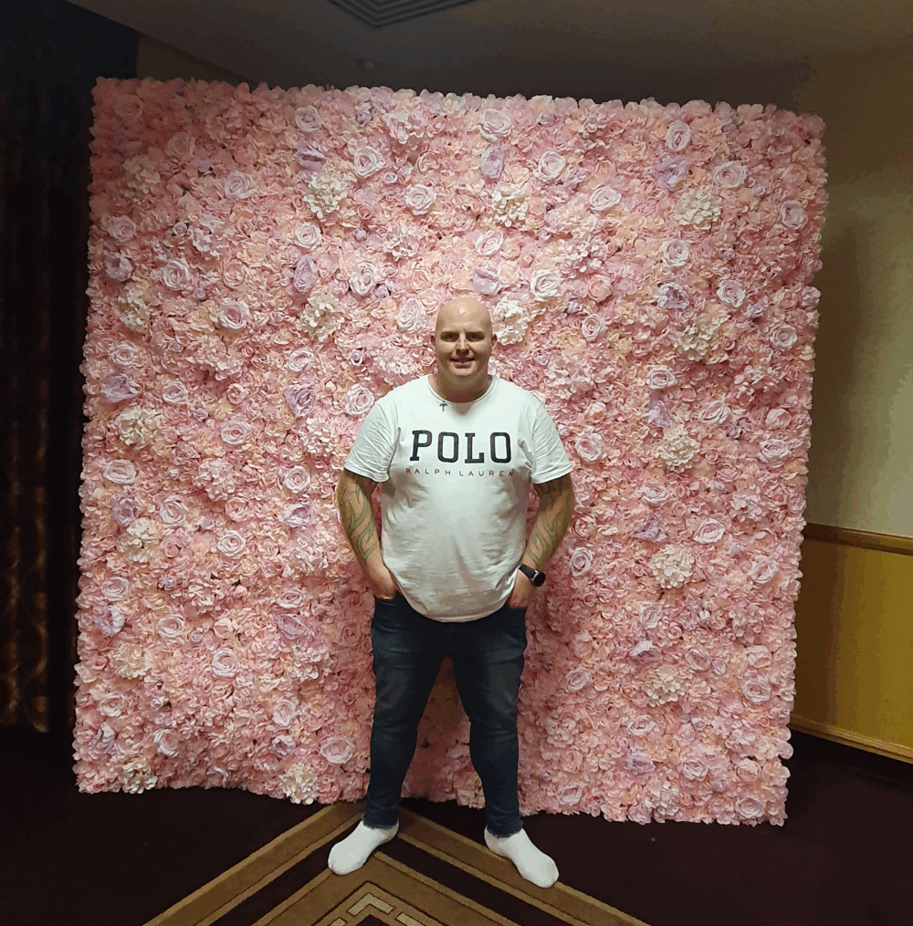 flower wall for hire, medway
