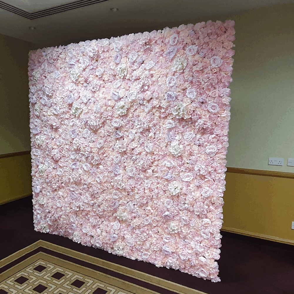 flower wall for hire, west sussex