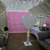 flower wall for hire, photobooth package
