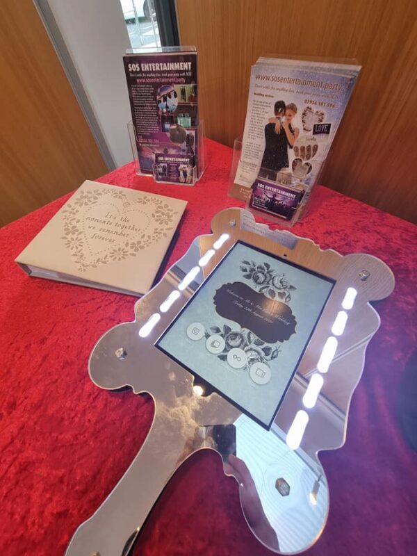 magic mirror, wedding and event hire