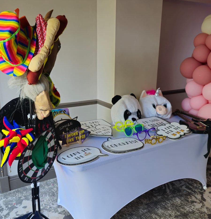 party photos, inflatable dome photobooth hire, surrey