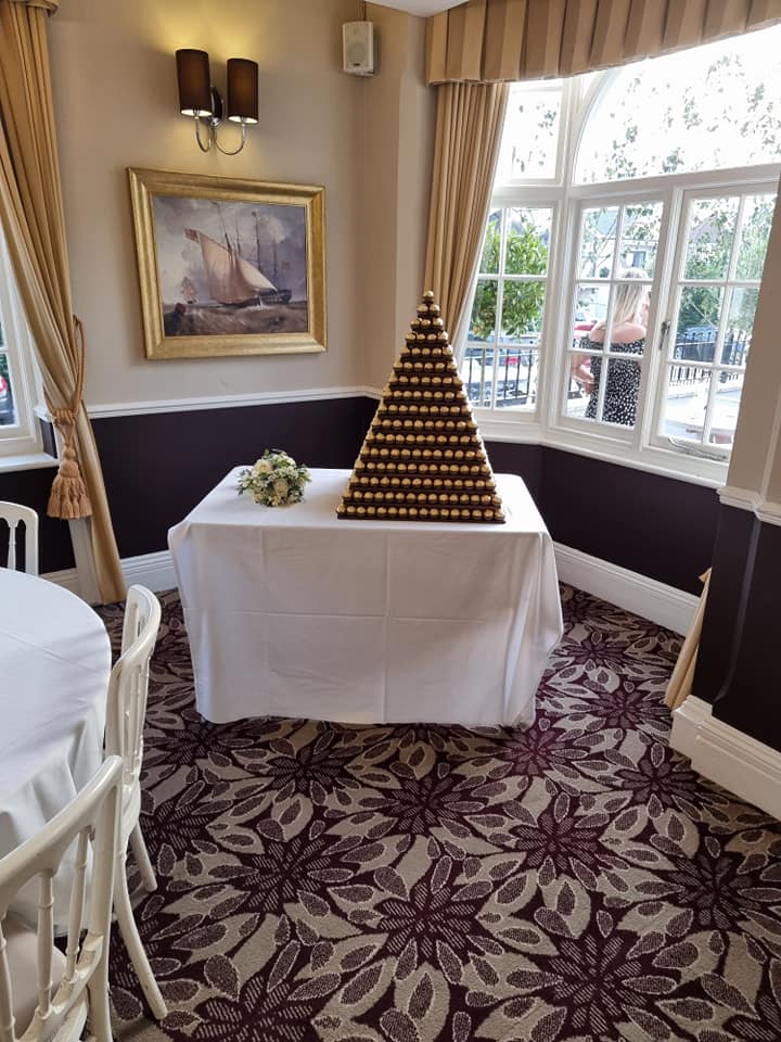 ferrero rocher tower stand, hire in kent & sussex