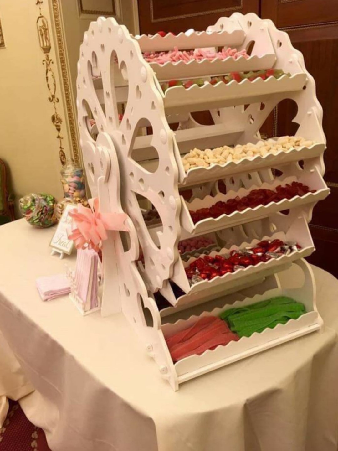 Large Ferris Wheel Sweet Table Display for parties or wedding celebrations Candy 