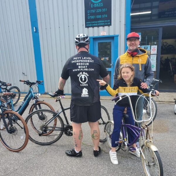 charity support, Rye Bay E-Bikes