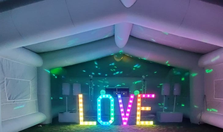 pandemic weddings, inflatable edding marquee to hire