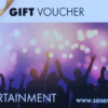 SOS Entertainment party gift vouchers