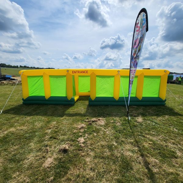 inflatable maze hire