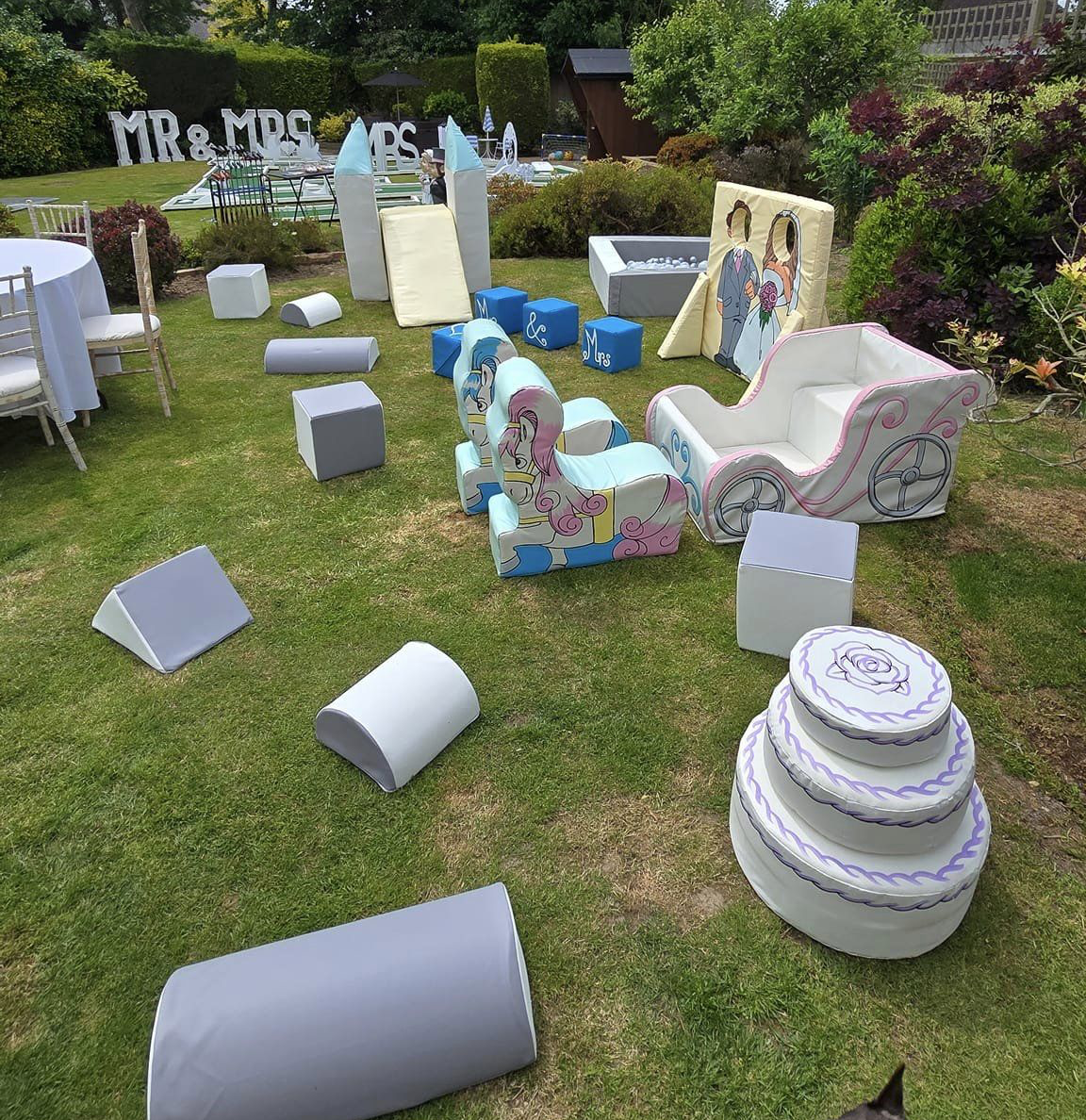 wedding soft play hire, kent