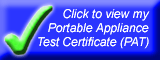 Click here to check this DJ has current & valid PAT testing certificate