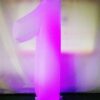 inflatable numbers, light up numbers to hire