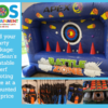 inflatable nerf shooting range, inflatable zone to hire, nerf parties in Kent