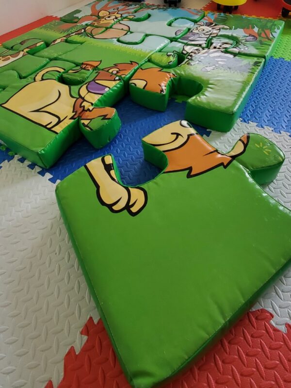 foam floor puzzle with jungle theme for hire in Kent