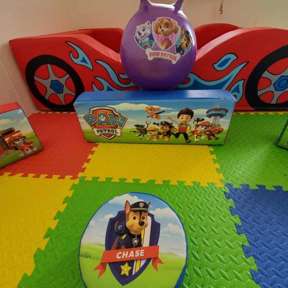 paw patrol soft play set for hire