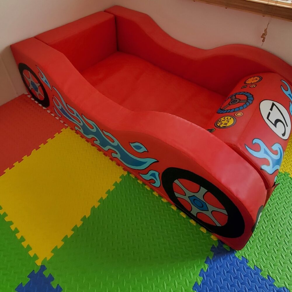 slide, scooter and car ball pit hire