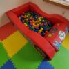 car themed play set and ball pit hire kent
