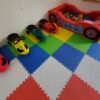 car themed play set and ball pit hire in sussex