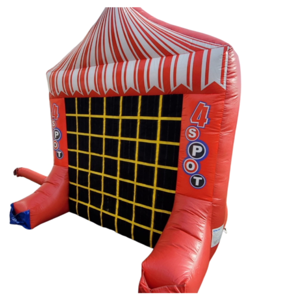 connect 4 inflatable with tic tac toe game on reverse