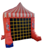 double fun tic tact toe inflatable, connect 4 inflatable in one