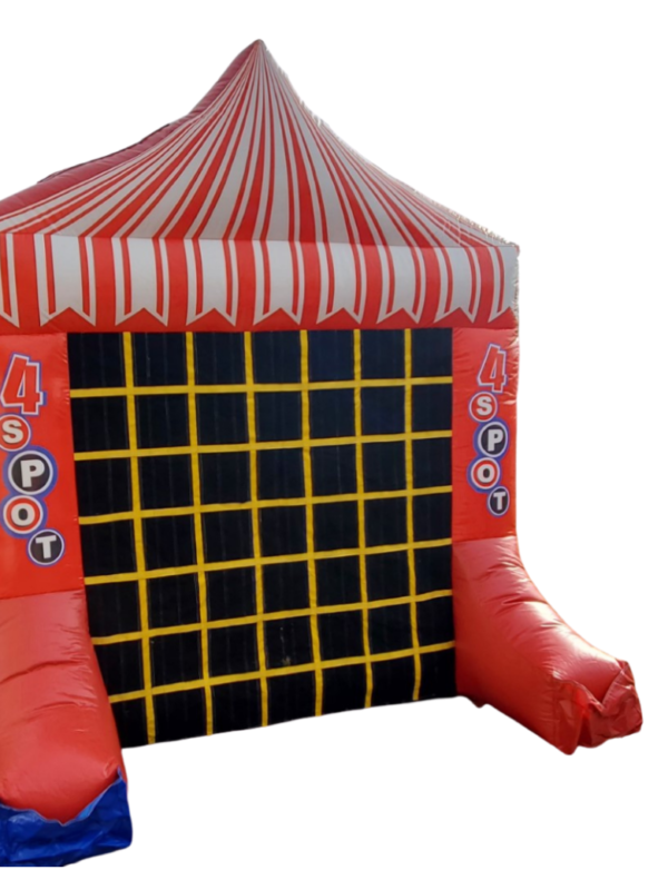 double fun tic tact toe inflatable, connect 4 inflatable in one