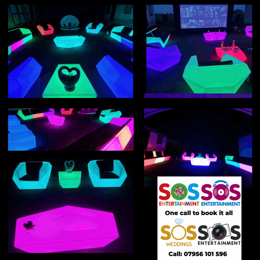 LED  FURNITURE HIRE