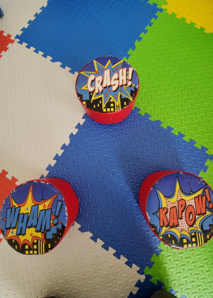 superhero themed soft play equipment for hire,
