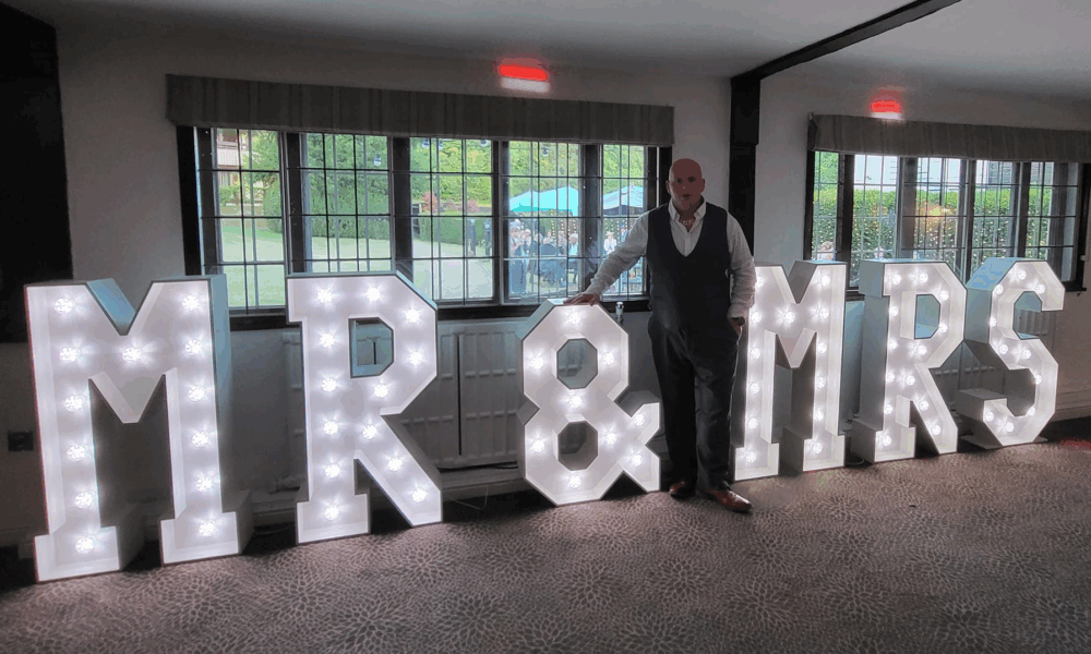mr and mrs lights hire essex