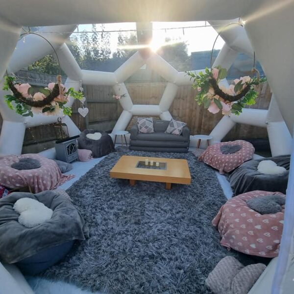 romantic proposal ideas for our garden igloo dome