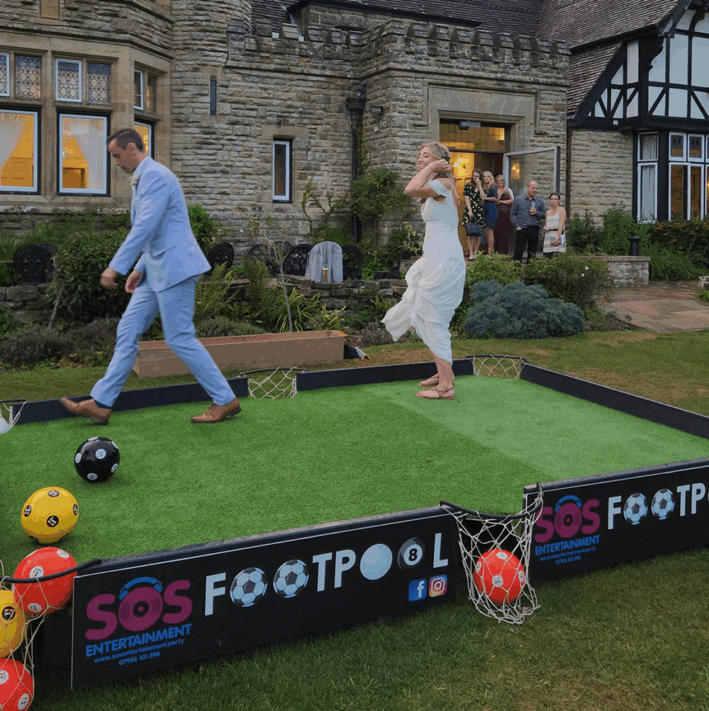 footpool game, wedding hire kent
