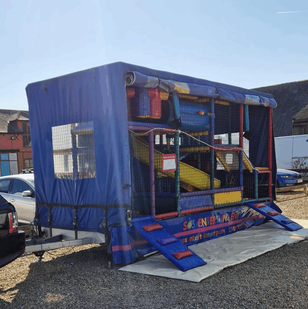 mobile soft play trailer, hire in kent