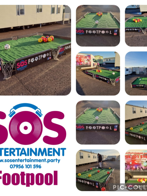 foot pool game, party & event hire in kent & sussex