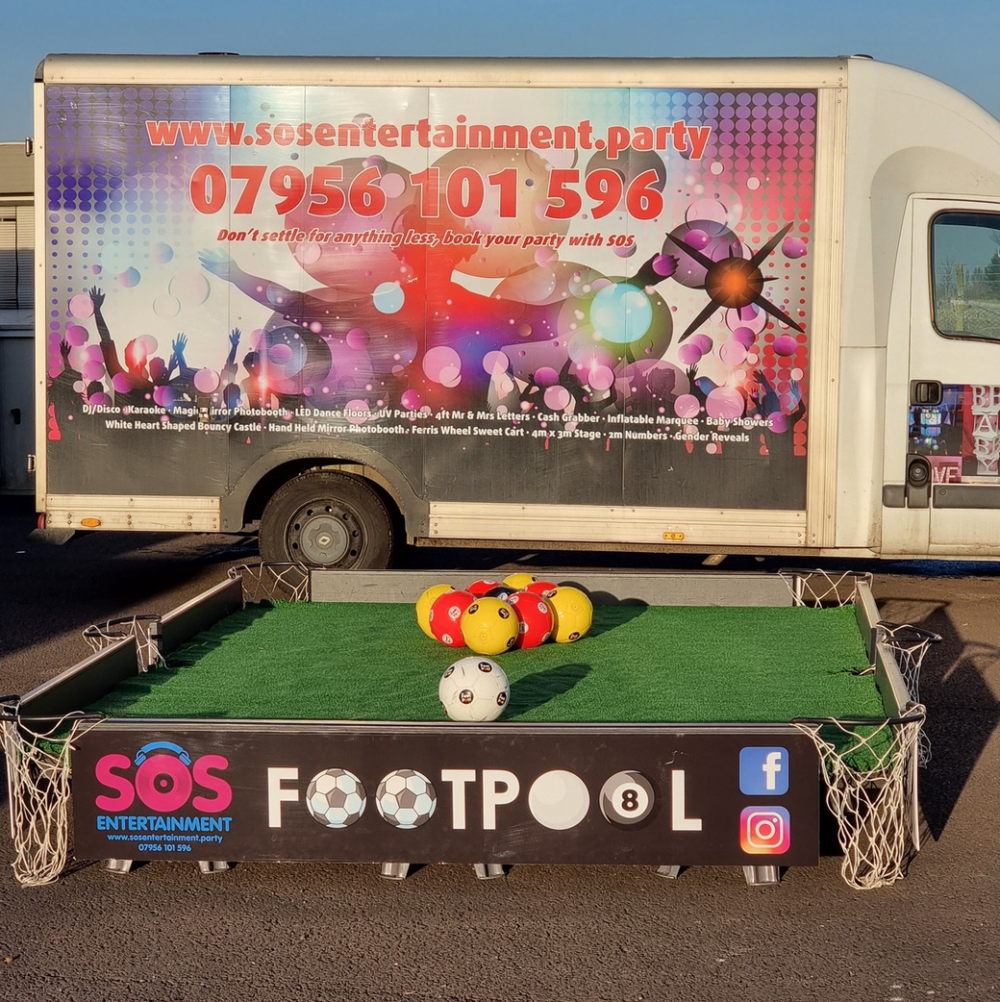 football pool table for hire sussex