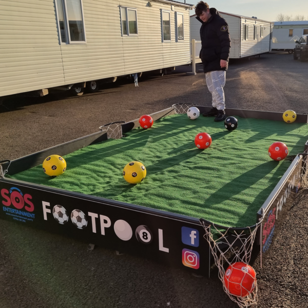 foot pool game, hire in kent and sussex
