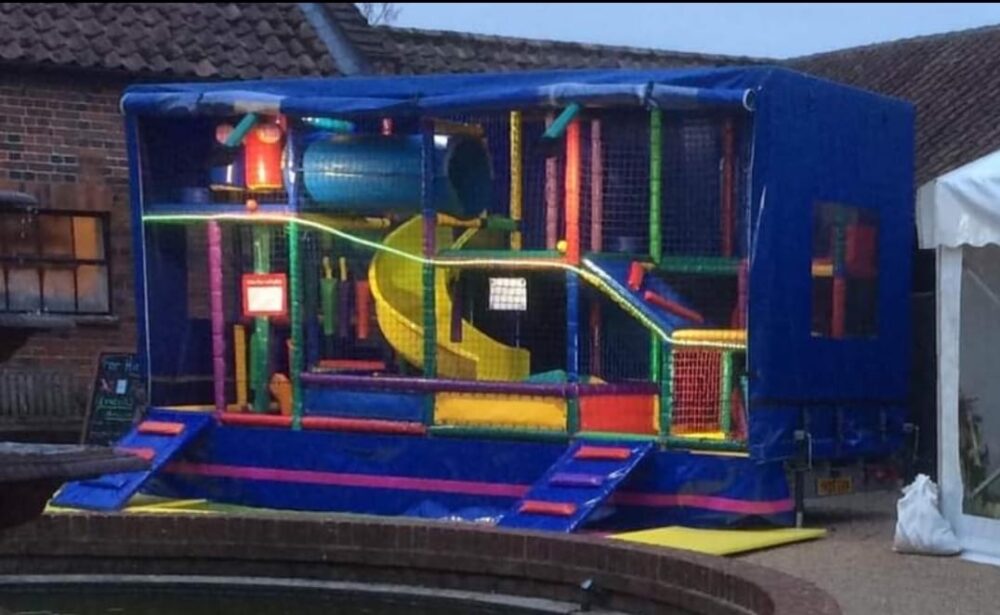 soft play trailer, soft play equipment for hire
