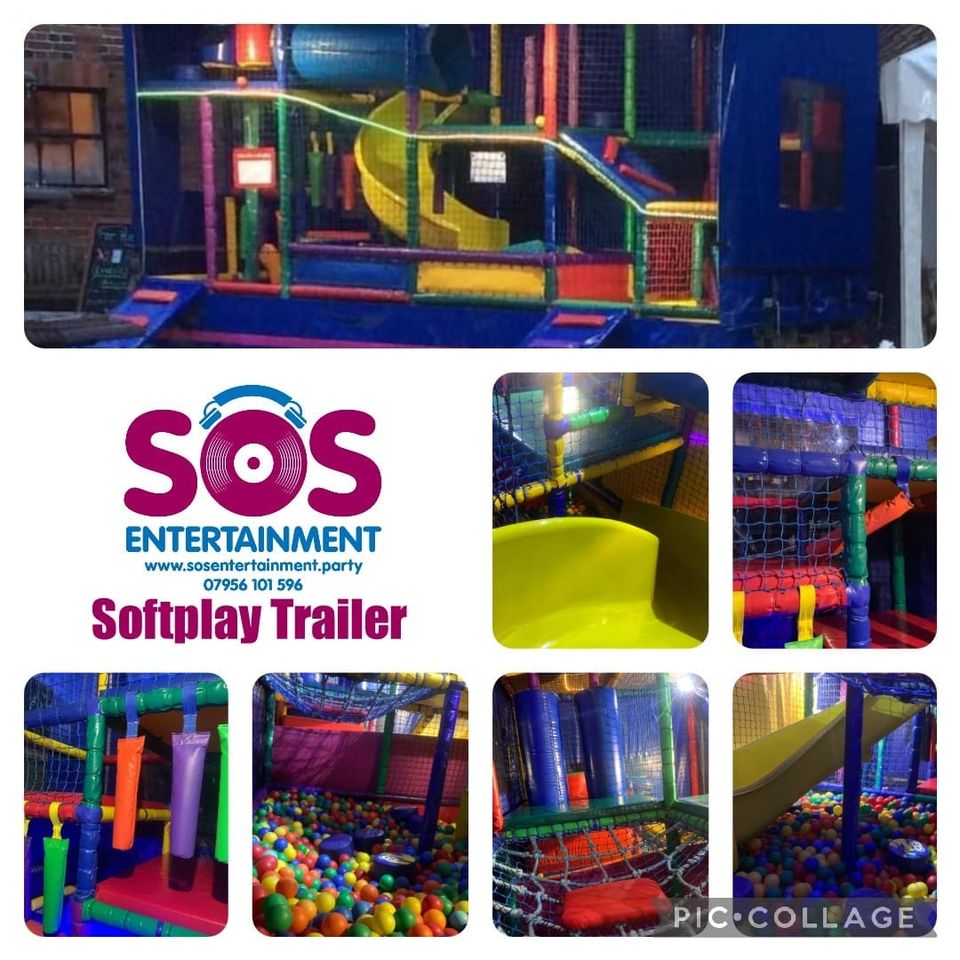 soft play equipment for hire in mobile trailer