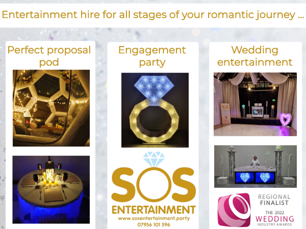 engagement ring party lights, unique romantic proposal ideas