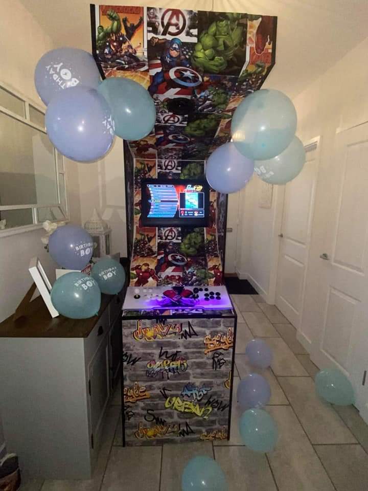 retro arcade game console for hire, parties & events in Kent