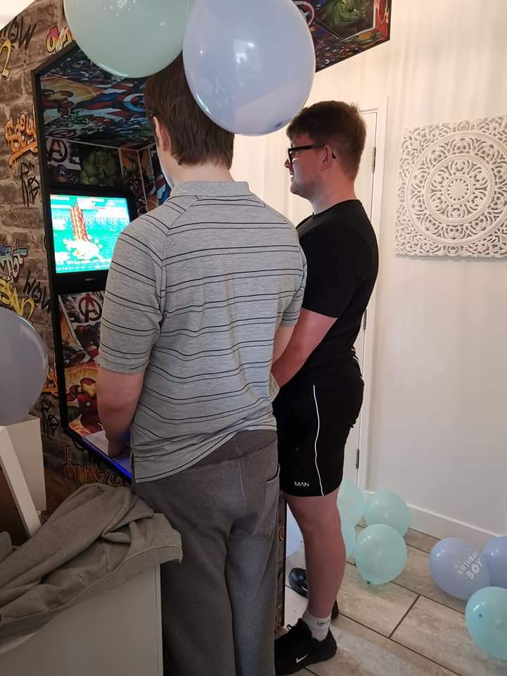 retro arcade game console for hire, parties & events in Sussex