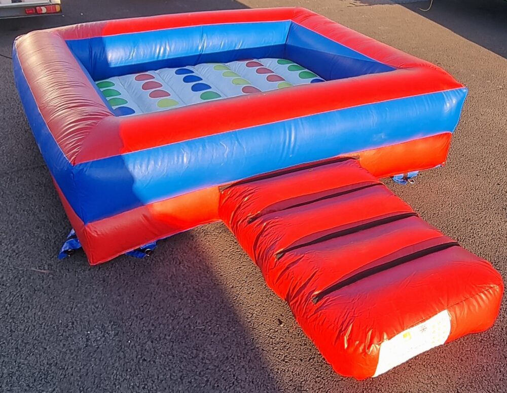inflatable twister, inflatable garden games to hire in Sussex