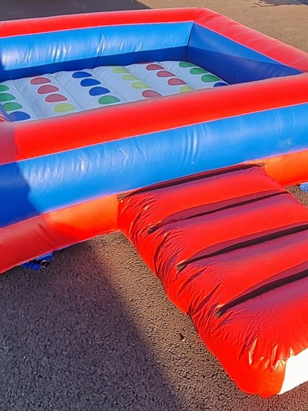 inflatable twister, inflatable garden games to hire in Sussex