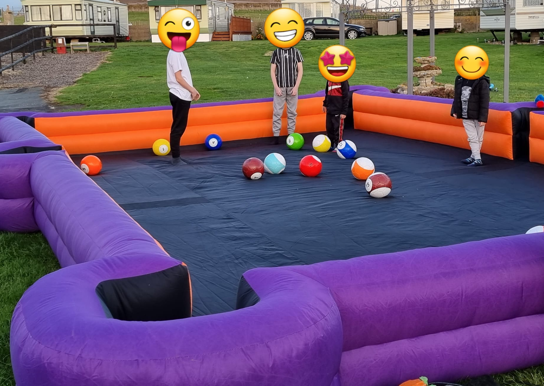 football pool table inflatable for hire in Kent