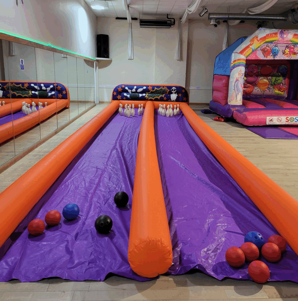 inflatable bowling alley hire, kent